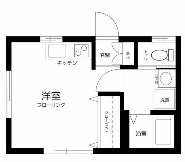 レスペデーザ｜東京都中野区弥生町２丁目(賃貸アパート1R・2階・19.87㎡)の写真 その2