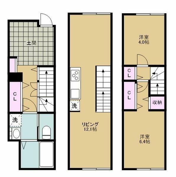 さいたま市西区指扇新築ＰＪ　Ｂ棟 101｜埼玉県さいたま市西区大字指扇(賃貸アパート2LDK・1階・64.74㎡)の写真 その1