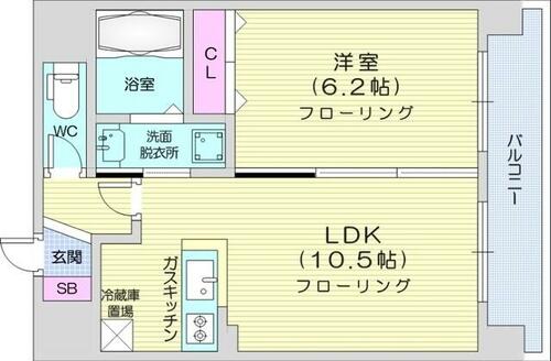 同じ建物の物件間取り写真 - ID:201021874138