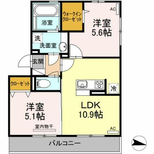 同じ建物の物件間取り写真 - ID:243006747950