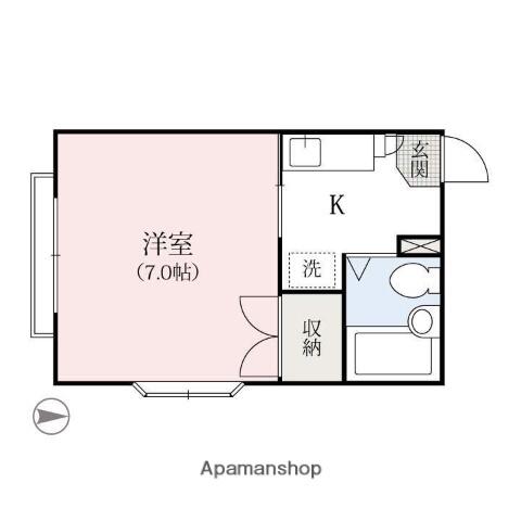 同じ建物の物件間取り写真 - ID:210002670077