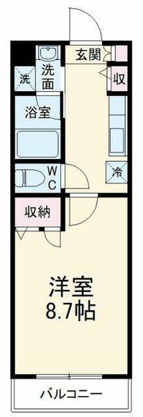 サンイースト 106｜埼玉県所沢市北所沢町(賃貸マンション1K・1階・29.25㎡)の写真 その2