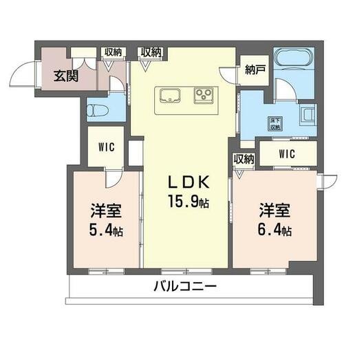 同じ建物の物件間取り写真 - ID:210002526976