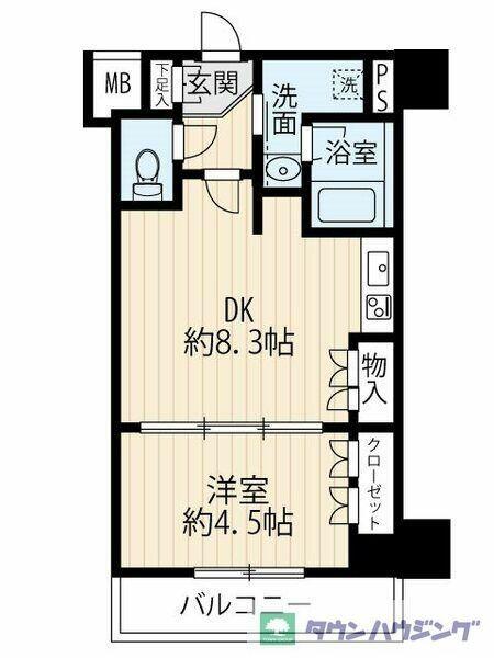 東京都板橋区大山西町(賃貸マンション1DK・1階・32.34㎡)の写真 その2