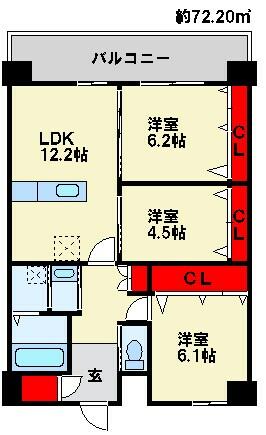 同じ建物の物件間取り写真 - ID:240028747583