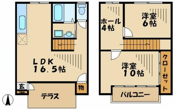 ★2ＬＤＫの間取りとなっております。★