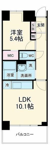 神奈川県横浜市泉区弥生台(賃貸マンション1LDK・4階・39.80㎡)の写真 その2