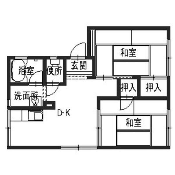 タウニィＮ 0110｜和歌山県海南市名高(賃貸アパート2DK・1階・42.00㎡)の写真 その2