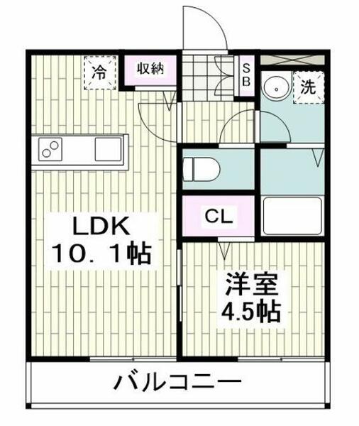 神奈川県横浜市瀬谷区相沢３丁目(賃貸アパート1LDK・1階・34.78㎡)の写真 その2