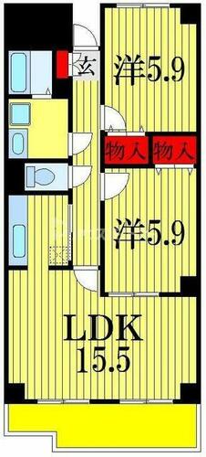 同じ建物の物件間取り写真 - ID:212042545762