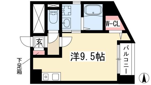 Ｌａ　ＴＡＺＵ 301｜愛知県名古屋市瑞穂区彌富通１丁目(賃貸マンション1R・3階・27.65㎡)の写真 その2