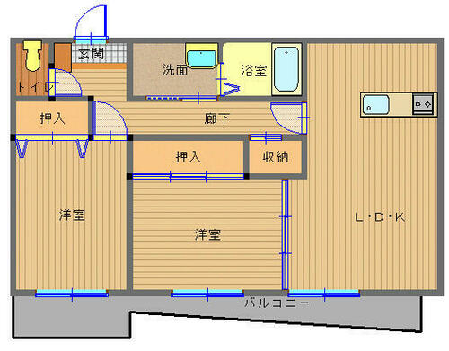 同じ建物の物件間取り写真 - ID:242001449926