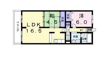 兵庫県加古川市平岡町新在家(賃貸マンション2LDK・2階・63.39㎡)の写真 その1