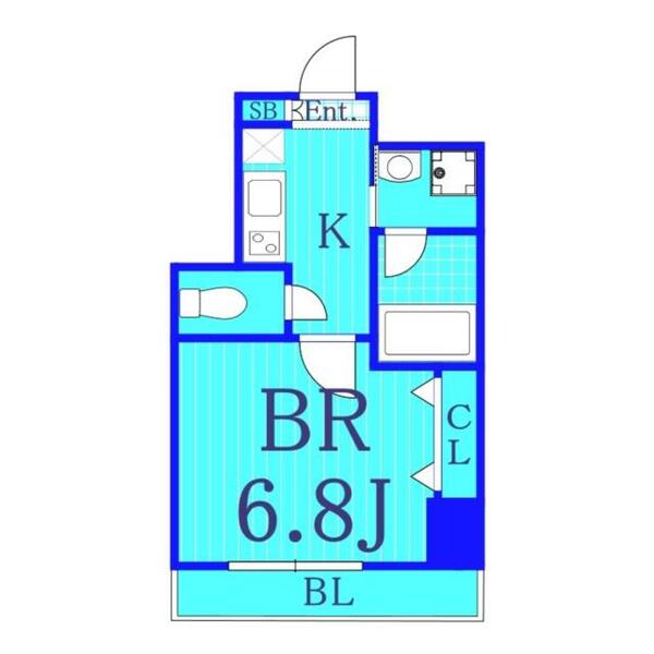 パティーナ川崎｜神奈川県川崎市川崎区南町(賃貸マンション1K・6階・26.55㎡)の写真 その2