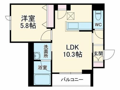 同じ建物の物件間取り写真 - ID:214055996953