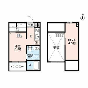 愛知県名古屋市瑞穂区白龍町２丁目(賃貸アパート1SK・2階・19.63㎡)の写真 その2