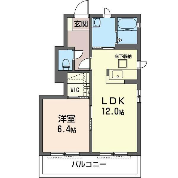 オレンジガーデン　Ｂ 00101｜栃木県栃木市本町(賃貸アパート1LDK・1階・41.86㎡)の写真 その2