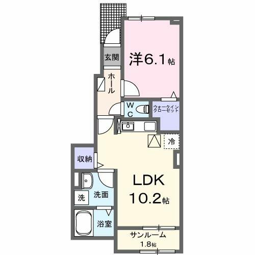 同じ建物の物件間取り写真 - ID:223031956087