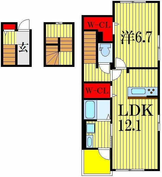 カーサ　ヒラソル｜千葉県船橋市南本町(賃貸アパート1LDK・3階・59.21㎡)の写真 その2