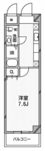 大阪府大阪市中央区和泉町１丁目(賃貸マンション1K・2階・26.35㎡)の写真 その2