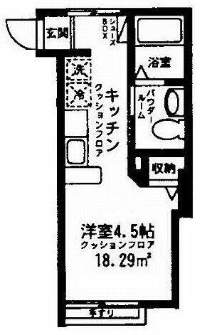 ｌａ　ｃａｓａ 103｜東京都新宿区大京町(賃貸アパート1K・1階・18.29㎡)の写真 その2