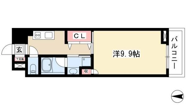 千種ライズ 602｜愛知県名古屋市中区新栄３丁目(賃貸マンション1K・6階・31.05㎡)の写真 その2