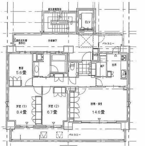 同じ建物の物件間取り写真 - ID:214055994622