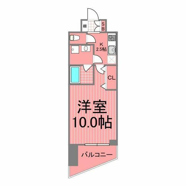 カサフェリシダ｜神奈川県横浜市港南区上永谷２丁目(賃貸マンション1K・4階・31.29㎡)の写真 その2