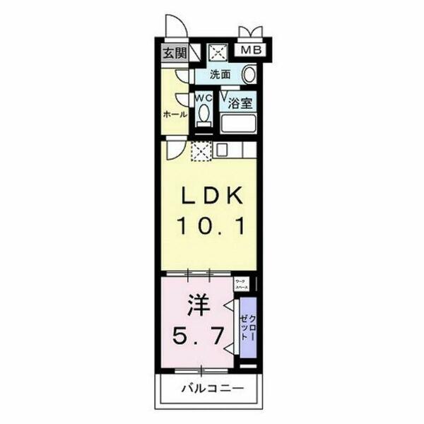 東京都世田谷区世田谷２丁目(賃貸マンション1LDK・1階・40.12㎡)の写真 その2