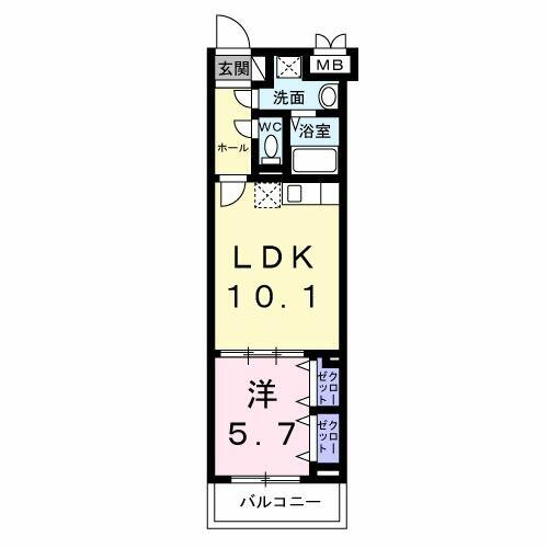 東京都世田谷区世田谷２丁目(賃貸マンション1LDK・1階・40.12㎡)の写真 その2