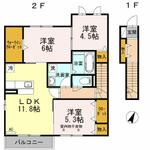 岐阜市山吹町４丁目 2階建 築10年のイメージ