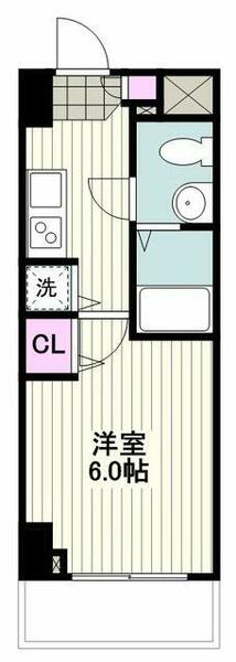 神奈川県川崎市川崎区本町１丁目(賃貸マンション1K・1階・20.44㎡)の写真 その2