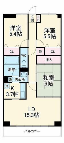 同じ建物の物件間取り写真 - ID:212042893400