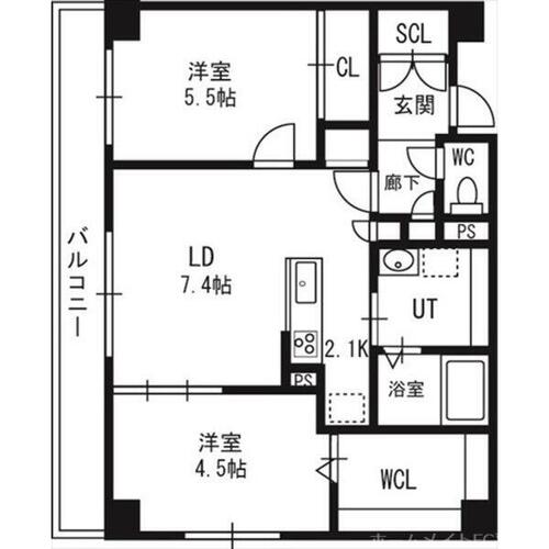 同じ建物の物件間取り写真 - ID:201021914899