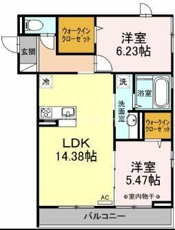 同じ建物の物件間取り写真 - ID:213102556071