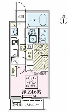 同じ建物の物件間取り写真 - ID:211046887170