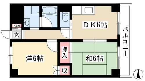 同じ建物の物件間取り写真 - ID:223032578551