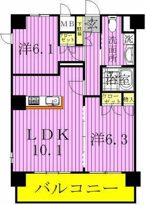 同じ建物の物件間取り写真 - ID:213102408347