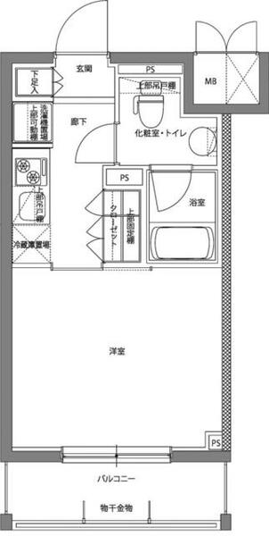 パティーナ川崎南 505｜神奈川県川崎市川崎区貝塚２丁目(賃貸マンション1K・5階・22.05㎡)の写真 その2