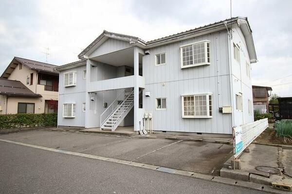 画像2:全室角部屋仕様のアパートです