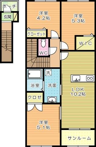 同じ建物の物件間取り写真 - ID:240028529842