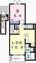 Ｋ＆ＹⅢ 202 ｜ 兵庫県姫路市北平野１丁目（賃貸アパート1LDK・2階・41.27㎡） その2