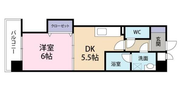 サンメゾン清水 306｜福岡県北九州市小倉北区清水３丁目(賃貸マンション1DK・3階・29.70㎡)の写真 その2