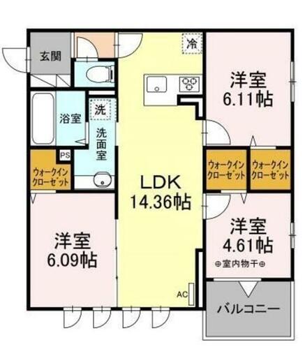 同じ建物の物件間取り写真 - ID:213096453461