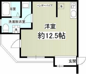 東京都練馬区富士見台２丁目(賃貸アパート1R・3階・26.28㎡)の写真 その2