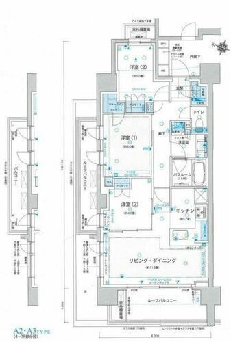 同じ建物の物件間取り写真 - ID:213103402611