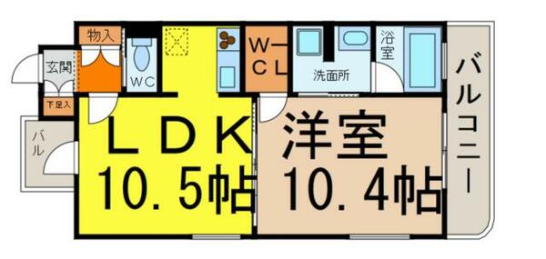 愛知県名古屋市西区那古野２丁目(賃貸マンション1LDK・3階・49.25㎡)の写真 その2