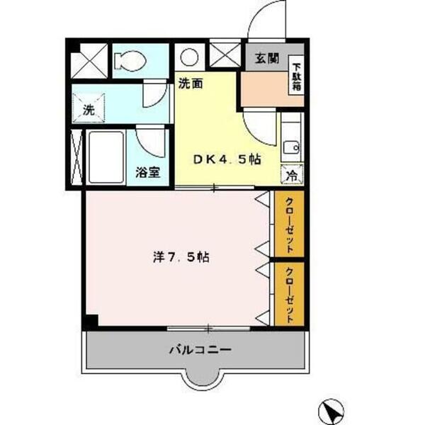 燦コーポＣＣ｜大阪府堺市北区黒土町(賃貸マンション1DK・3階・30.78㎡)の写真 その2