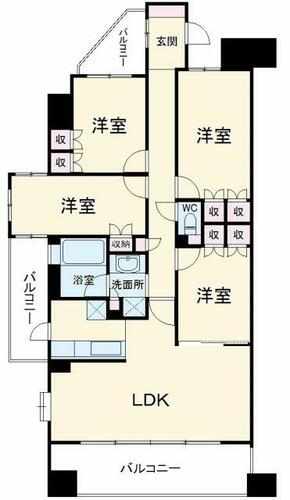 同じ建物の物件間取り写真 - ID:223031997889