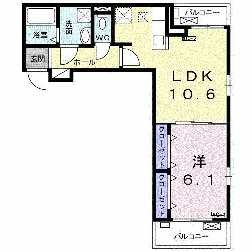 同じ建物の物件間取り写真 - ID:211046910628